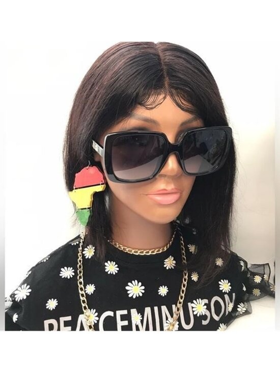 ?Authentic Gucci Grey Gradient Square Ladies Sunglasses GG0632S 001 56 . main image 4